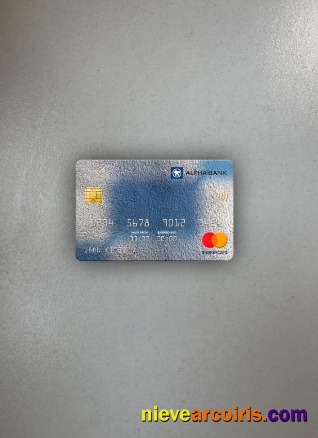 Romania Alpha Bank mastercard photolook